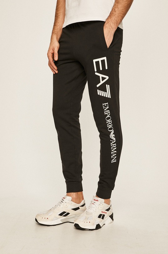 EA7 Emporio Armani nadrág dzsörzé fekete 8NPPC1.PJ05Z