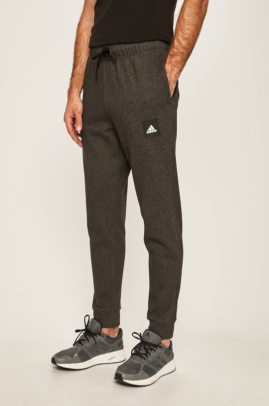 adidas Performance - Kalhoty FI4049 pletenina šedá FI4049