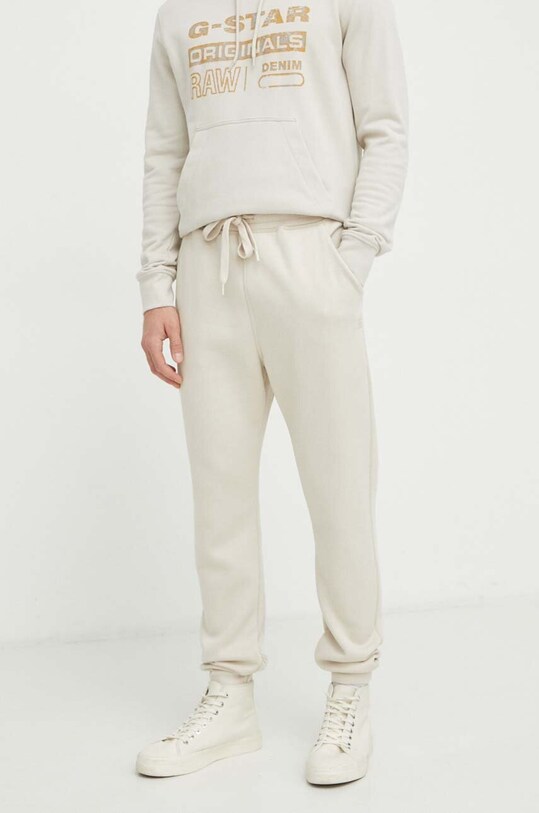 G-Star pantaloni de trening tricotaj bej D15653.C235