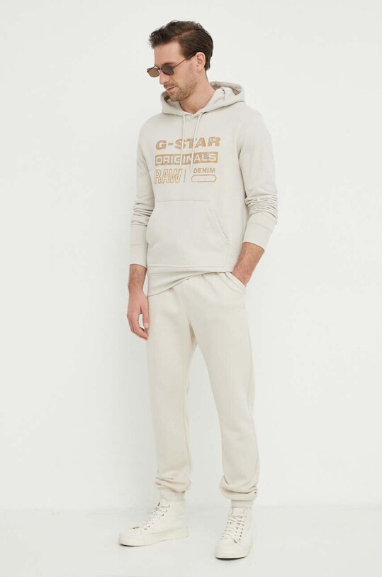 G-Star pantaloni de trening D15653.C235 bej SS25