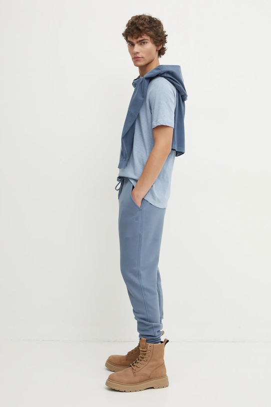 Tepláky G-Star Premium core type c pletenina modrá D15653.C235