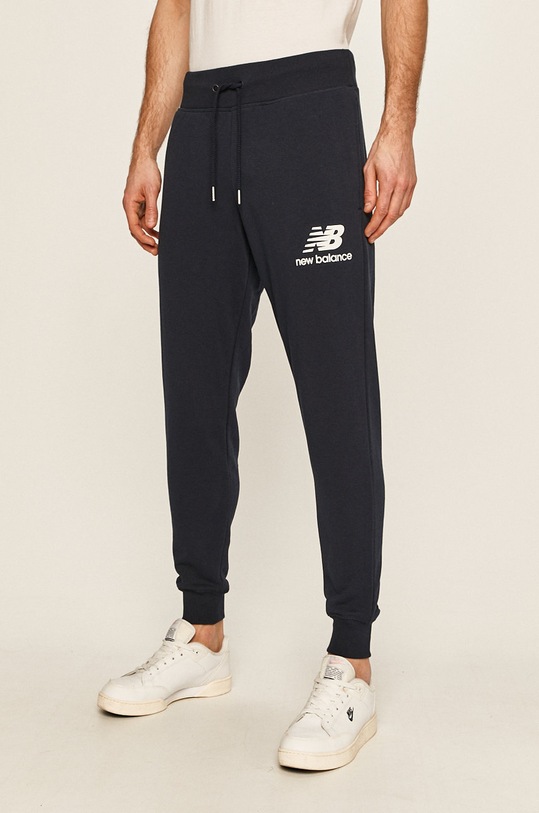 New Balance - Nohavice MP91550ECL pletenina tmavomodrá MP91550ECL