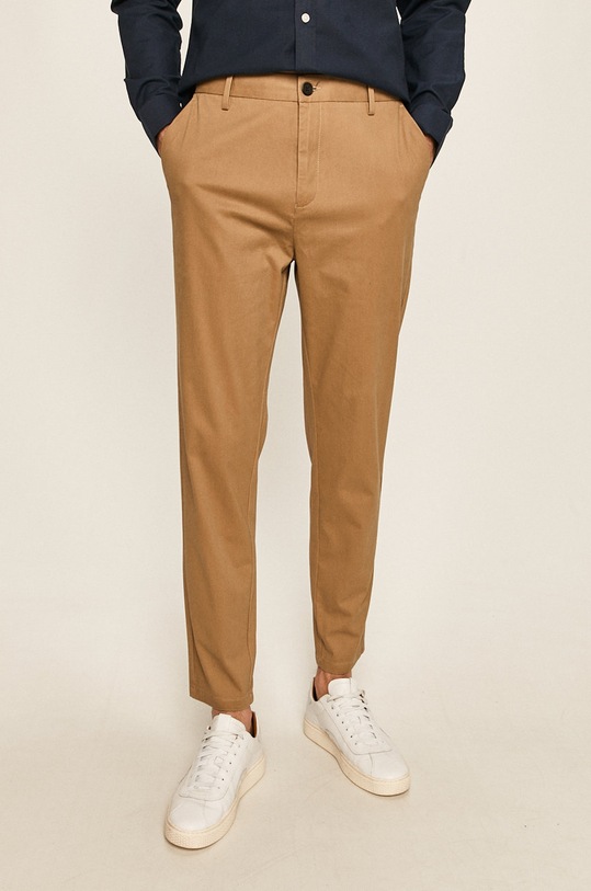 Clean Cut Copenhagen - Nadrág elasztánnal bézs CC1771.Khaki