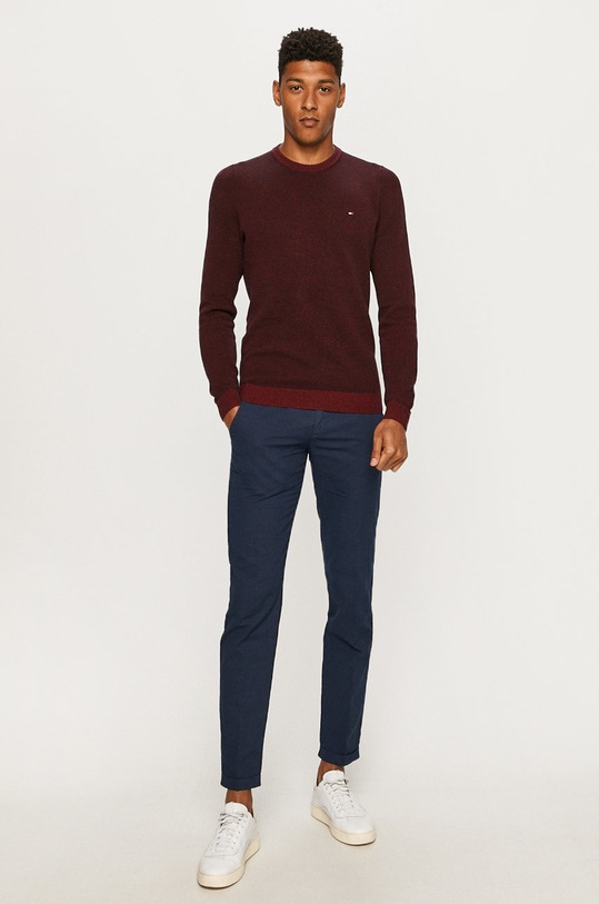 Marc O'Polo - Spodnie 023099510124 granatowy SS20