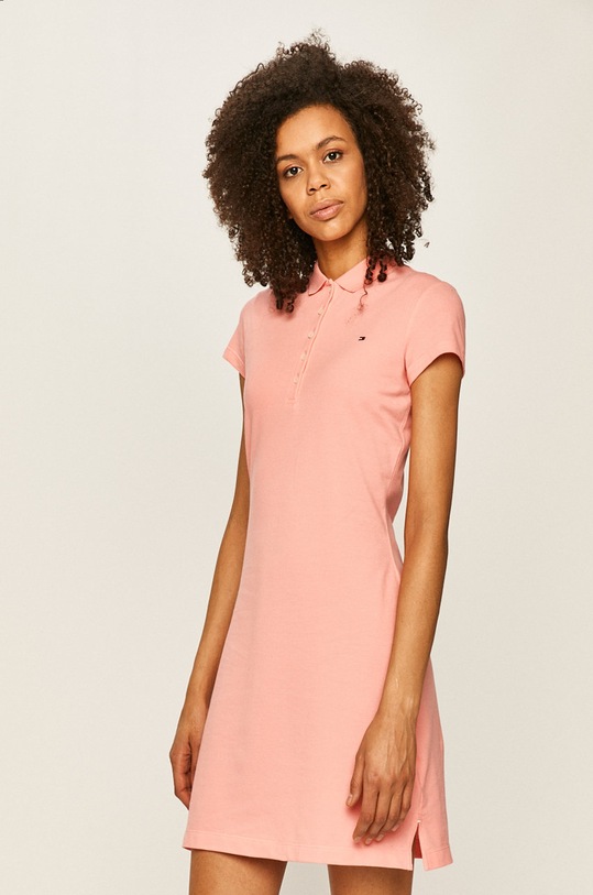 Tommy Hilfiger - Rochie mini roz WW0WW27949