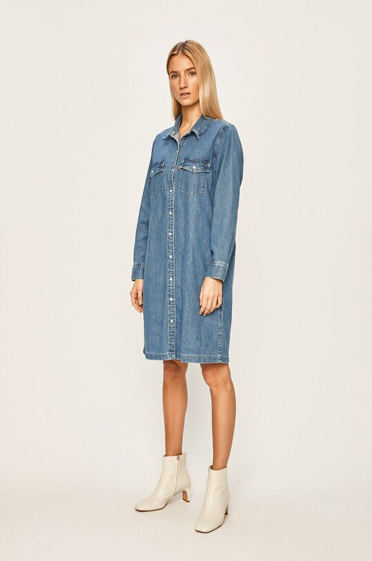 Levi's - Sukienka 85793.0000 granatowy SS20