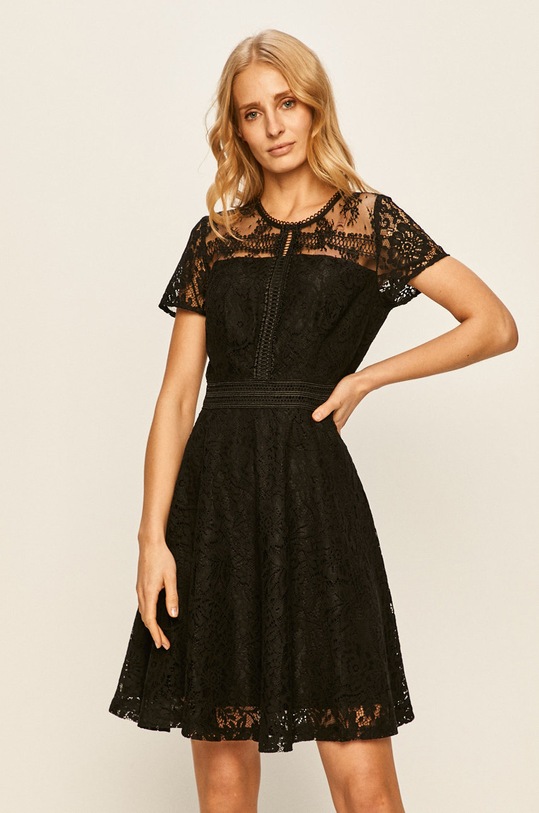 Morgan - Sukienka RBETTY.P rozkloszowany czarny 201.RBETTY.P