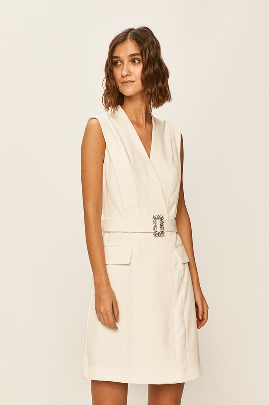 Morgan - Rochie mini alb 201.RAMAL.N