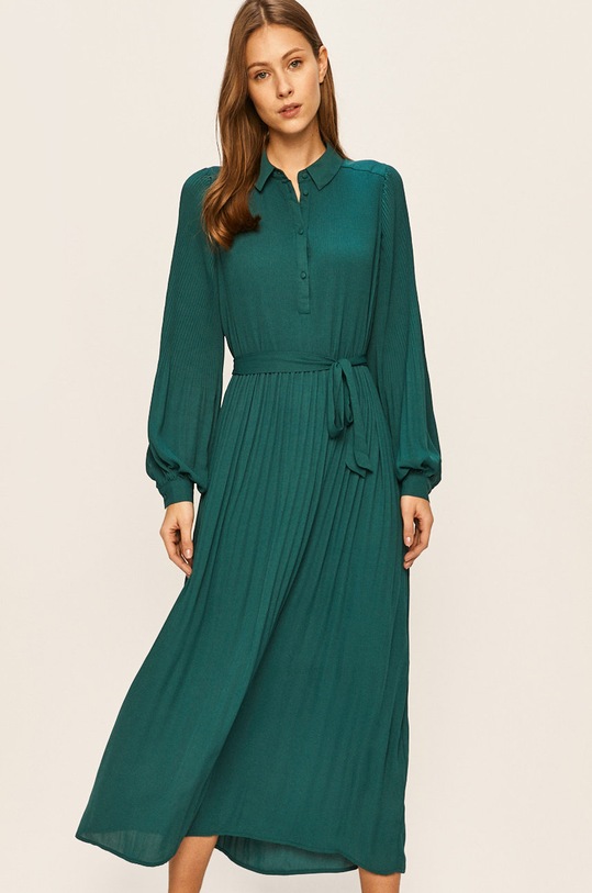 Vero Moda - Sukienka midi turkusowy 10231353