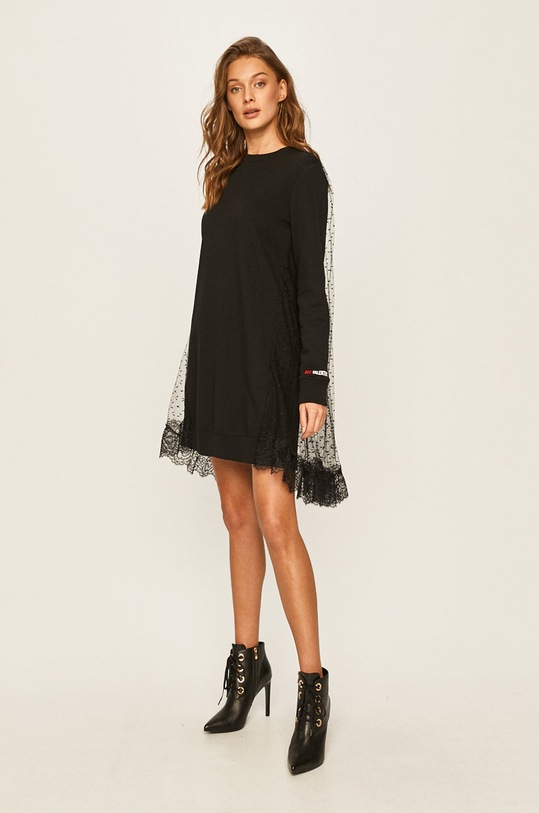 Red Valentino - Šaty TR3MJ03L4WY čierna SS20