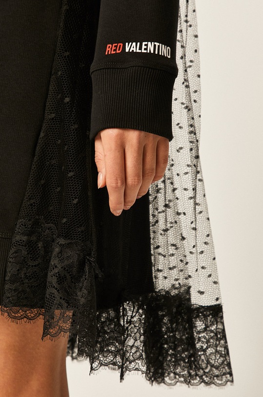 Red Valentino - Šaty TR3MJ03L4WY čierna