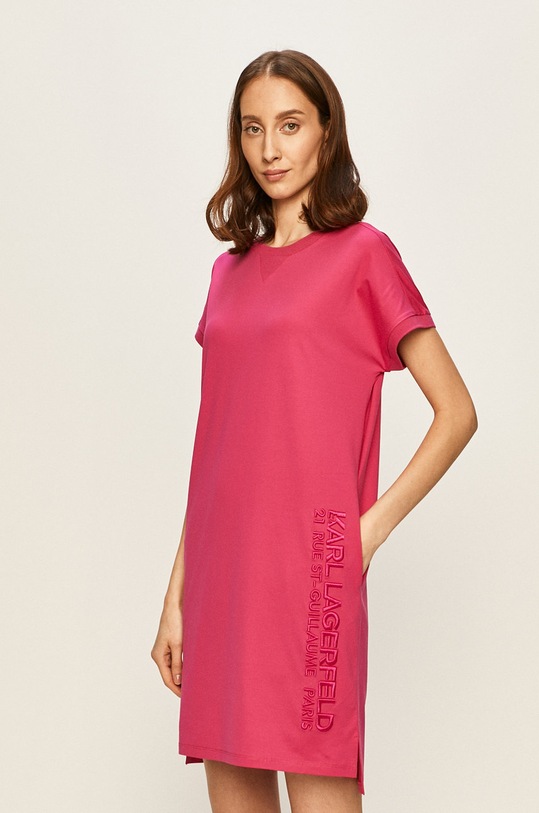 Karl Lagerfeld - Рокля еластичен розов 201W1362