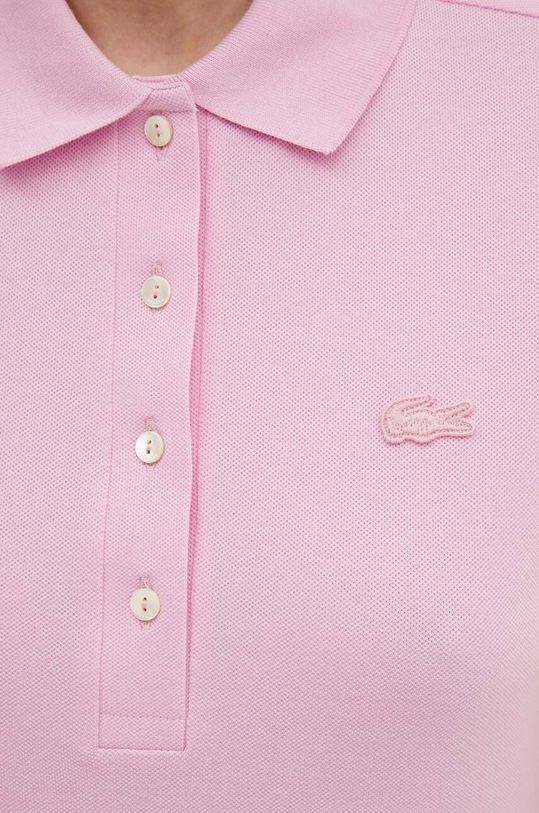 Lacoste sukienka EF5473 różowy