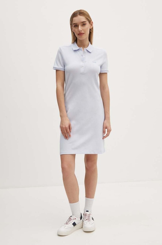 Šaty Lacoste EF5473 modrá AW25