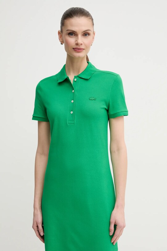 Рокля Lacoste зелен EF5473