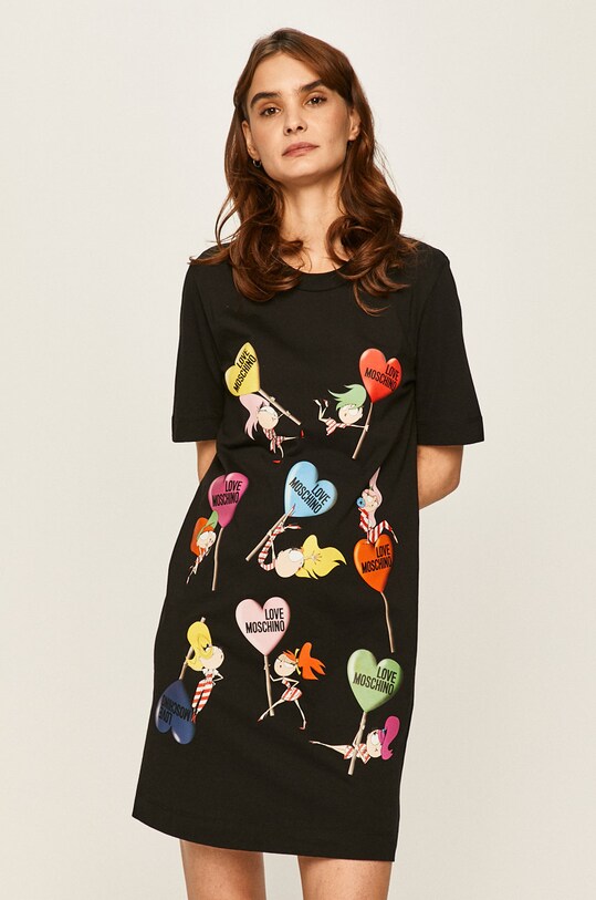 Love Moschino - Rochie mini negru W.5.A02.15.M.3876