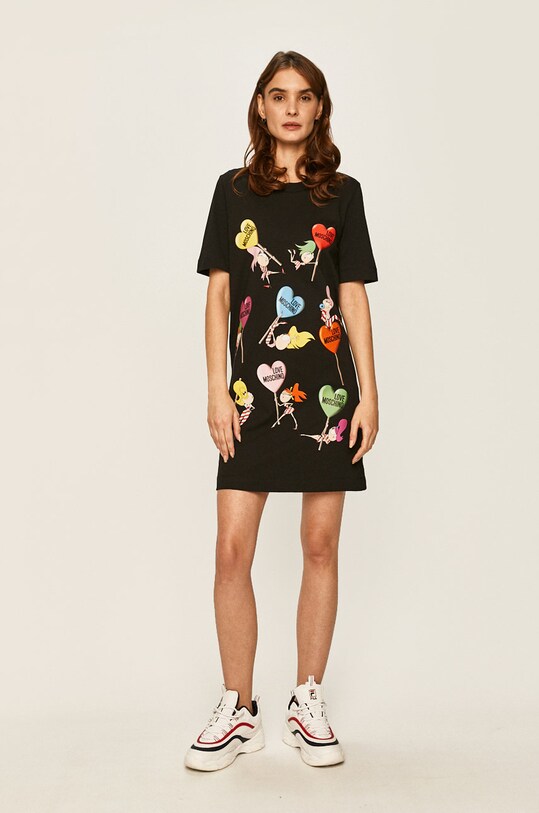 Love Moschino - Rochie W.5.A02.15.M.3876 negru SS20