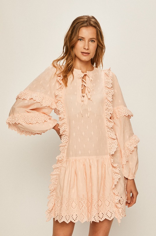 Pepe Jeans - Rochie Zephyr mini roz PL952693.327