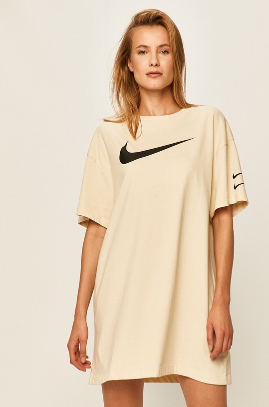Nike Sportswear - Šaty mini béžová CJ3829