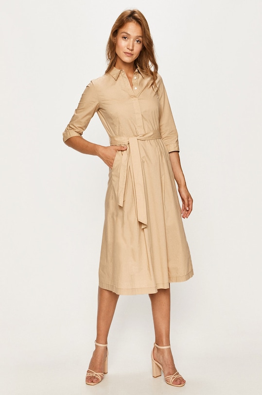 Marc O'Polo - Плаття 003177321227 бежевий SS20