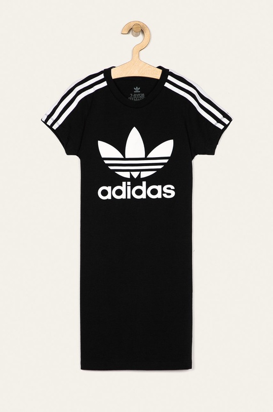 adidas Originals sukienka dziecięca czarny FM5653
