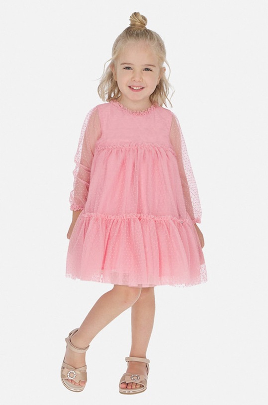Mayoral - Dievčenské šaty 92-134 cm látka ružová 3920.6A.MINI