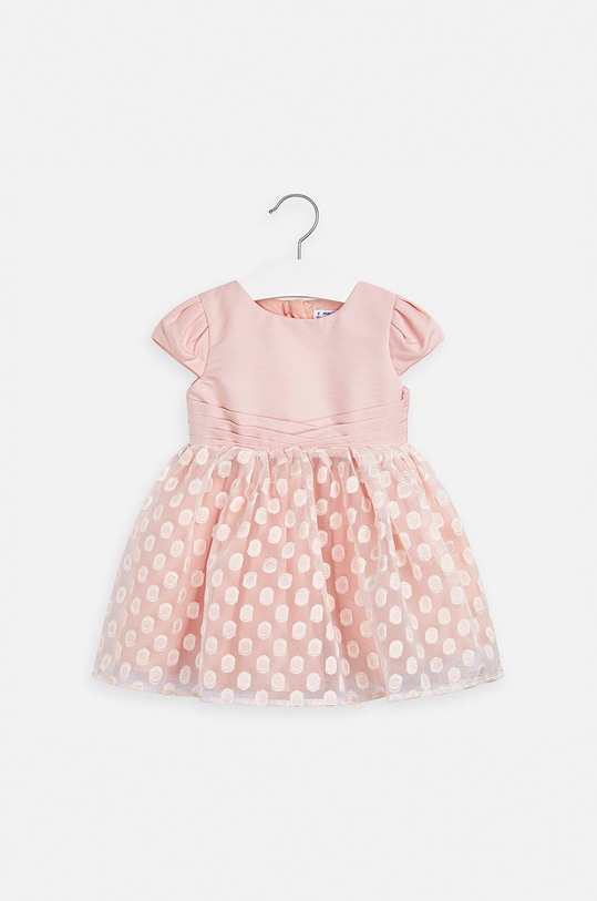 Mayoral - Dievčenské šaty 92-134 cm látka oranžová 3923.6C.MINI