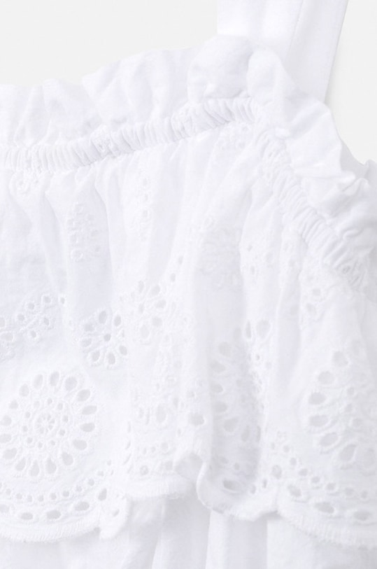 Fete Mayoral - Rochie fete 128-167 cm 6982.8H.JUNIOR alb