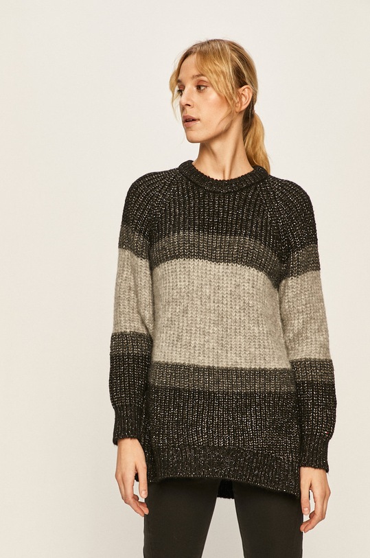 Tommy Hilfiger - Pulover groase negru WW0WW26542