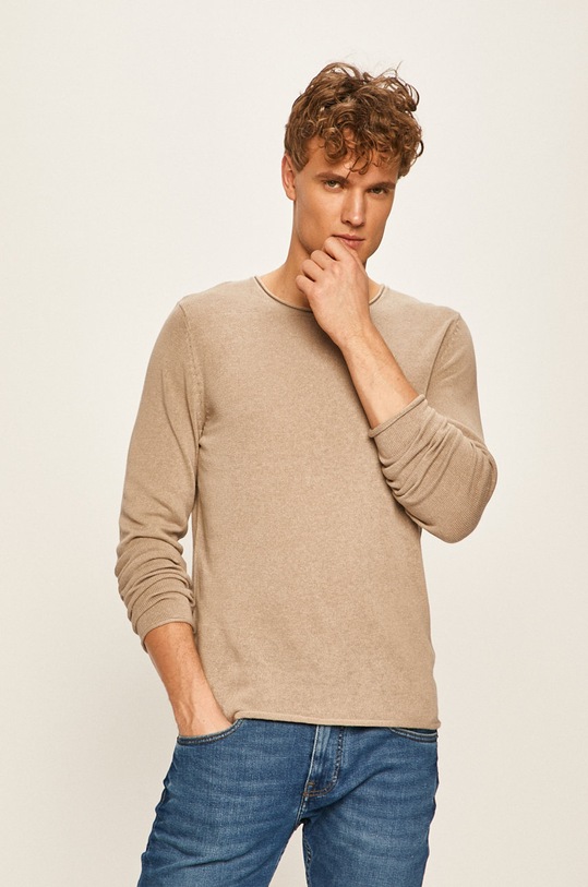 Premium by Jack&Jones - Sveter okrúhly béžová 12137548