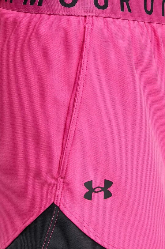 Under Armour pantaloni scurți de antrenament Play Up 3.0 roz 1344552