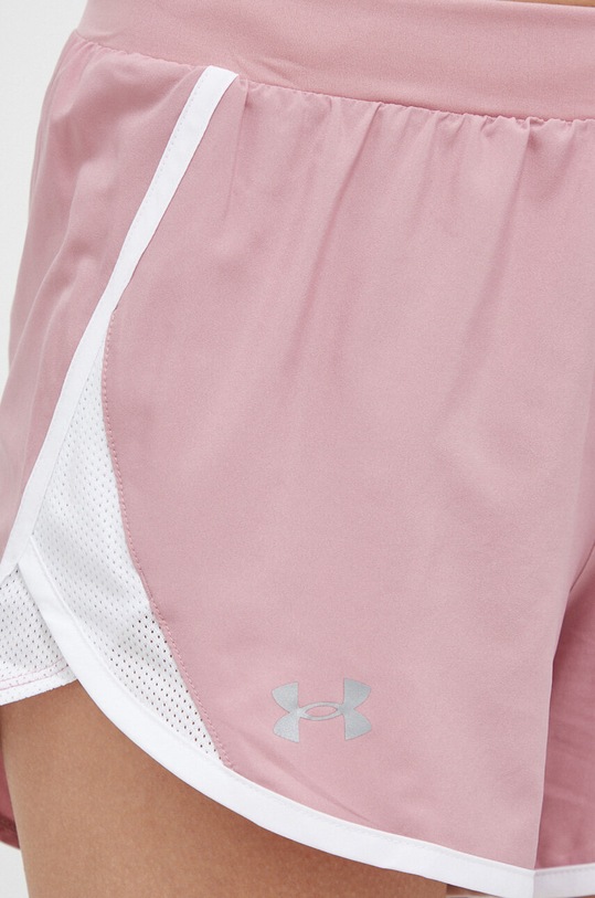 Under Armour szorty do biegania Fly-By 2.0 różowy 1350196