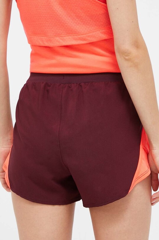 Under Armour pantaloni scurți de alergare Fly-By 2.0 1350196 burgundia AW23