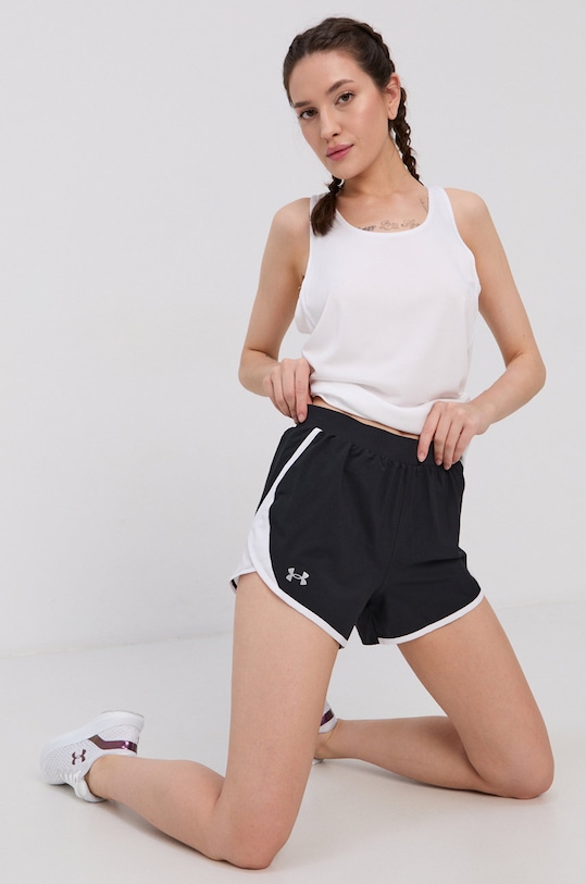Běžecké šortky Under Armour Fly-by 2.0 1350196 medium černá 1350196