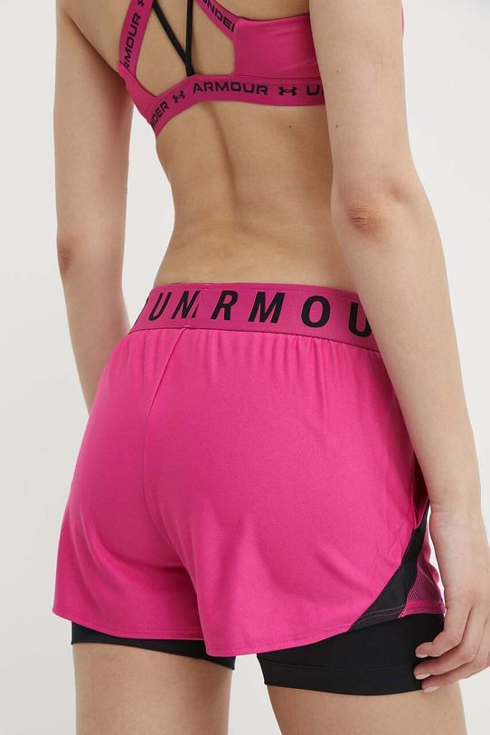 Дрехи Къс панталон за трениране Under Armour 1351981 розов
