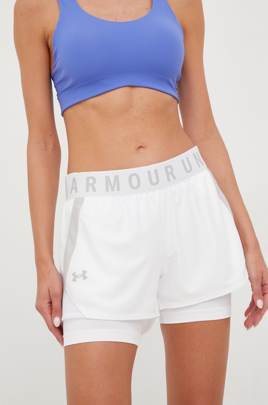 Kratke hlače za trening Under Armour print bijela 1351981