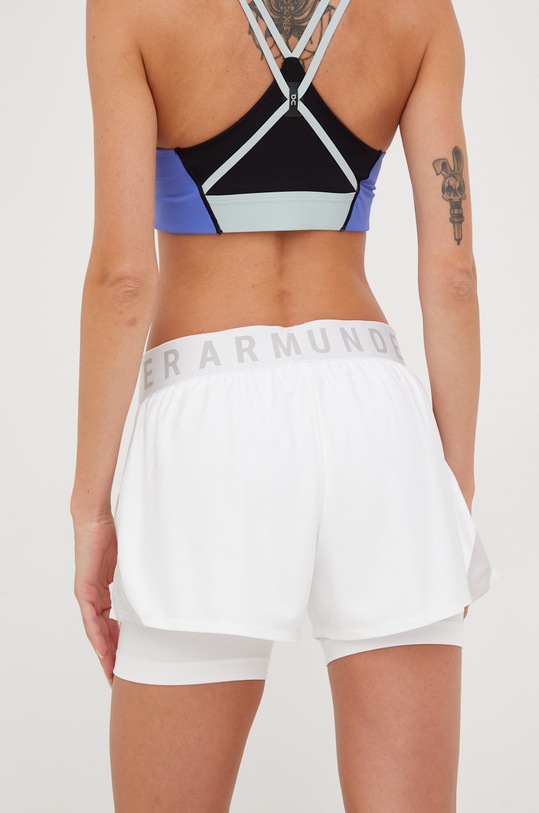 Odjeća Kratke hlače za trening Under Armour 1351981 bijela