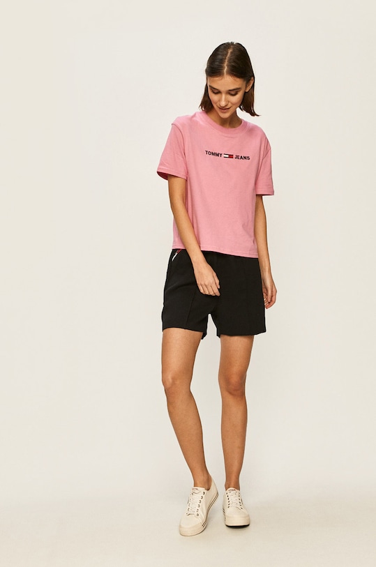 Tommy Jeans - Šortky DW0DW07982 čierna SS20
