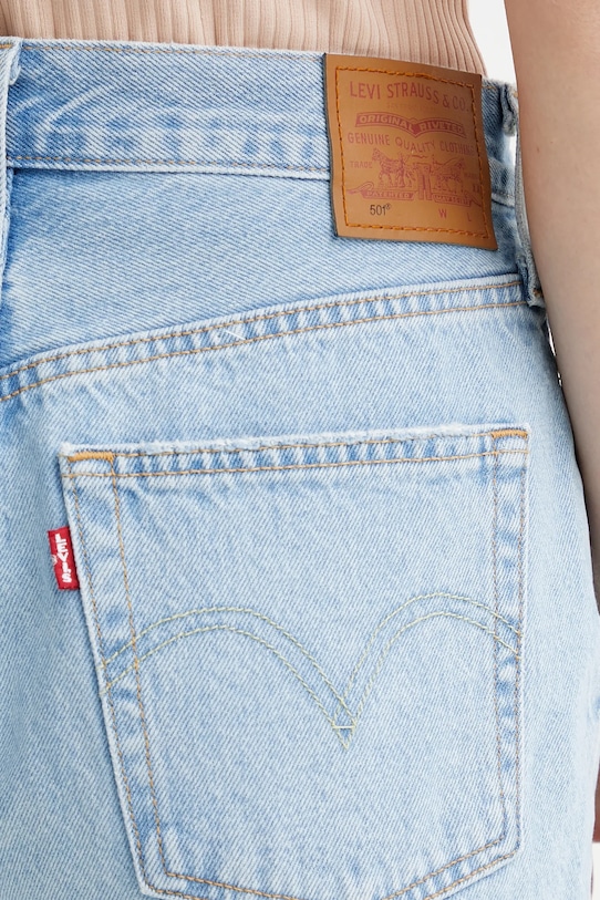 Levi's szorty jeansowe 501 niebieski 56327.0086