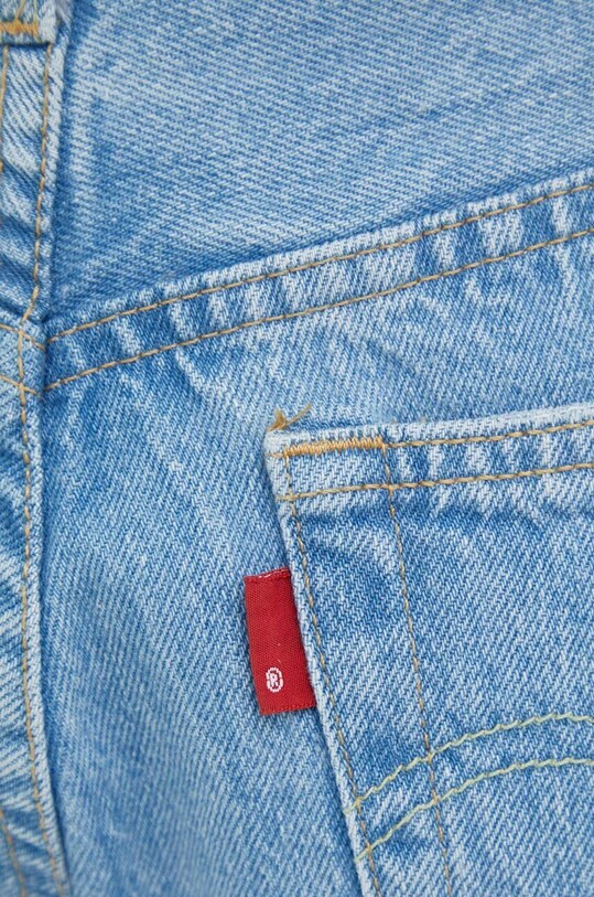 Levi's pantaloni scurți din denim 501 56327.0086 albastru
