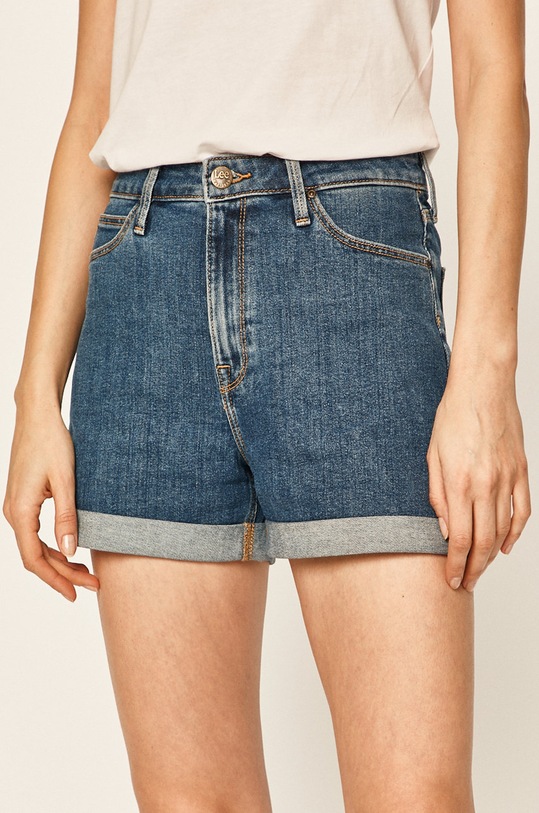 Lee - Pantaloni scurti jeans albastru L37MMG44