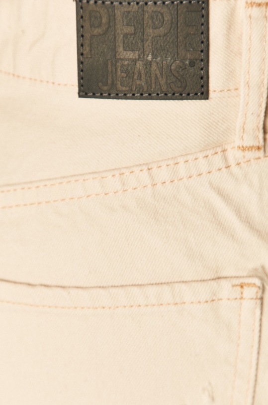 Pepe Jeans - Pantaloni scurti jeans Mable bej PL800906