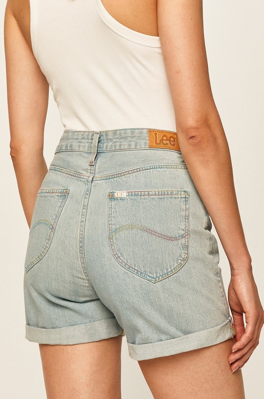 Îmbrăcăminte Lee - Pantaloni scurti jeans L37MKESJ albastru