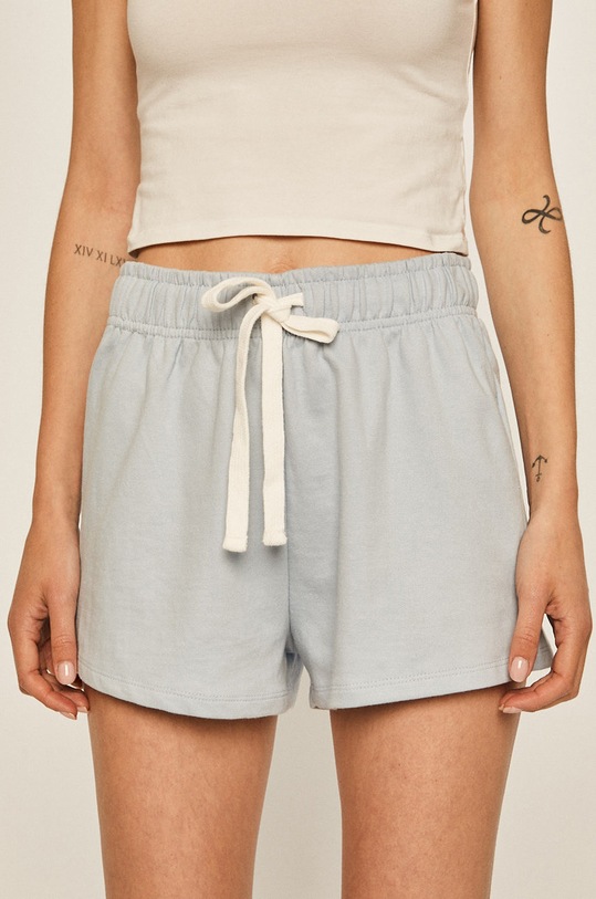 Tally Weijl - Szorty dzianina niebieski SSHCOSENO5