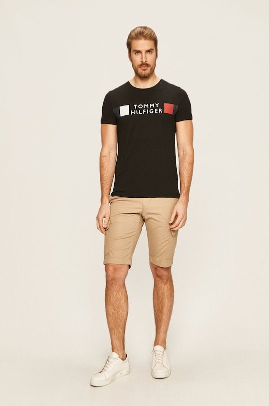 Tommy Hilfiger - Kraťasy MW0MW13520 béžová SS20