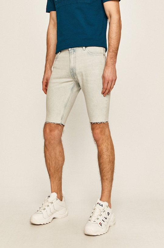 Tommy Hilfiger - Džínové šortky x Lewis Hamilton riflovina modrá MW0MW13716