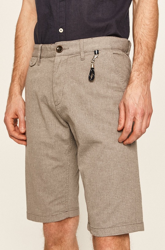 Tom Tailor Denim - Pantaloni scurti cu elastan gri 1016533