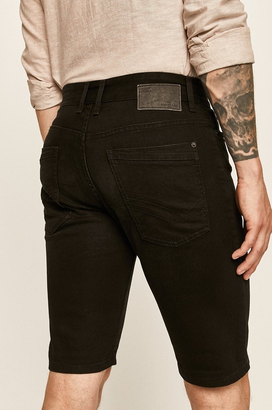 Odzież Tom Tailor Denim - Szorty jeansowe 1016212 czarny