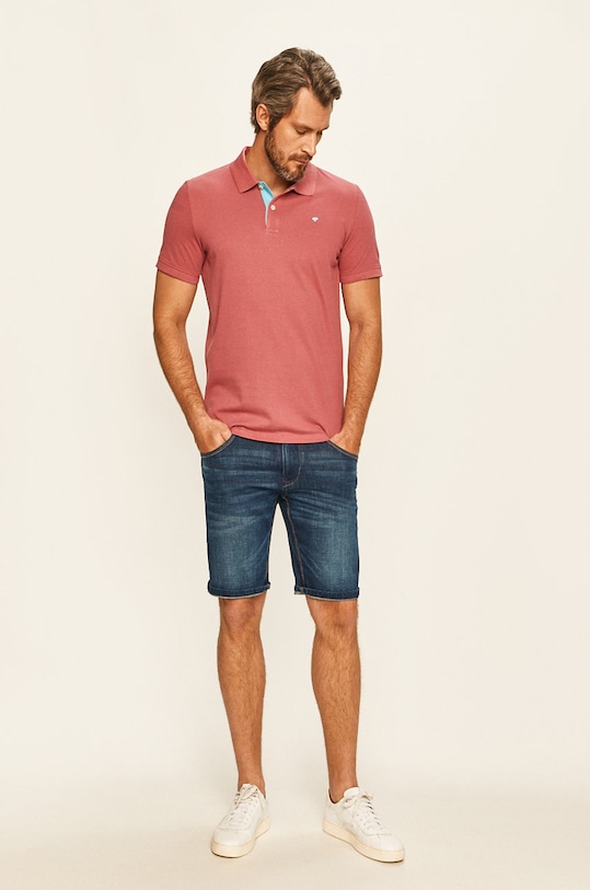 Tom Tailor Denim - Szorty jeansowe 1018317 niebieski SS20