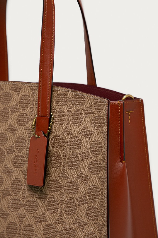 Kožená kabelka Coach 31210 hnědá AA00